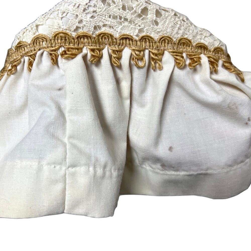 VTG 1970s Gunne Sax Prairie Wedding Dress Jessica McClintock Boho Cottagecore S - Picture 10 of 11